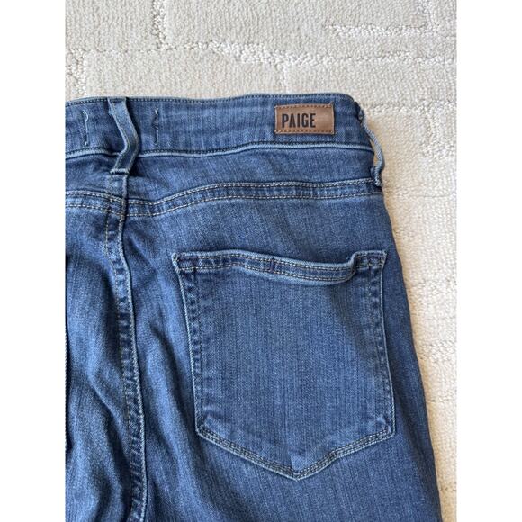 Paige Jeans Skinny Straight Verdugo Ankle Mid Rise Pants Denim - Picture 8 of 9